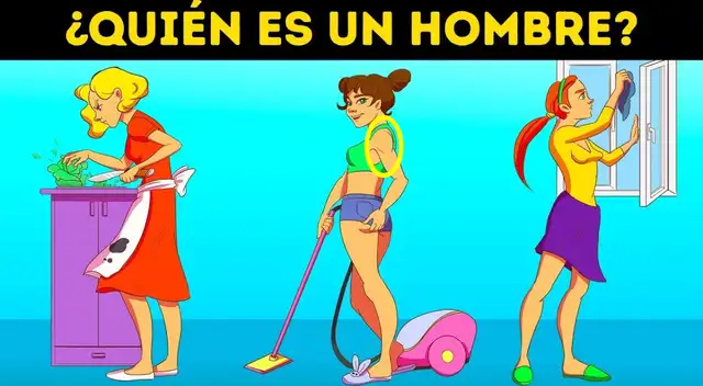  A los auténticos genios solo les bastan 5 segundos para detectar al infiltrado. | Fuente: Acertijo en 7 segundos.