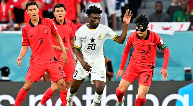 Ghana derrotó a Corea del Sur por el Mundial Qatar 2022