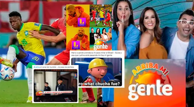 Latina fue víctima de memes por no pasar el Brasil vs Suiza. Latina fue víctima de memes por no pasar el Brasil vs Suiza.