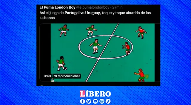 Uruguay vs. Portugal en el 1er tiempo Uruguay vs. Portugal en el 1er tiempo
