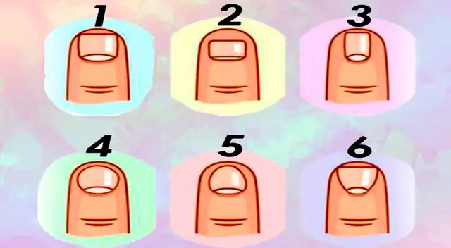 Elige la opción que más se parezca a tu uña y conoce más de ti.