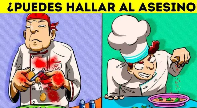 Acertijo visual: ¿Cuál será el asesino real? Tienes 6 segundos para hallarlo