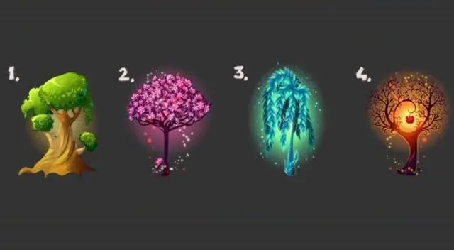 ¿Qué tipo de persona eres? Escoge un árbol y descúbrelo. ¿Qué tipo de persona eres? Escoge un árbol y descúbrelo.