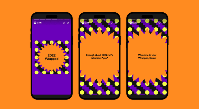 La interactiva función Wrapped también te ofrece sugerencias acorde a tus gustos, tanto musicales como de podcasts. | Fuente: Mobile Syrup.