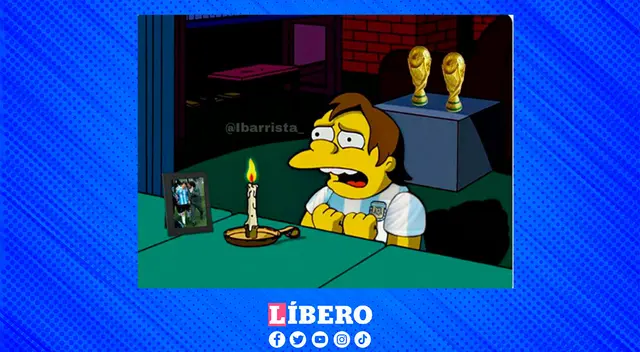 Casa hincha de Messi ni bien empezado el segundo tiempo