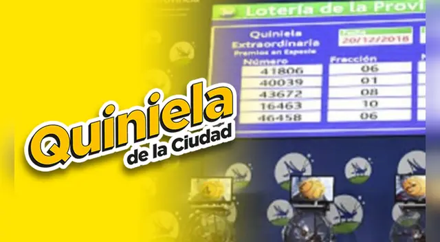 Revisa los números ganadores de los 5 sorteos de la Quiniela