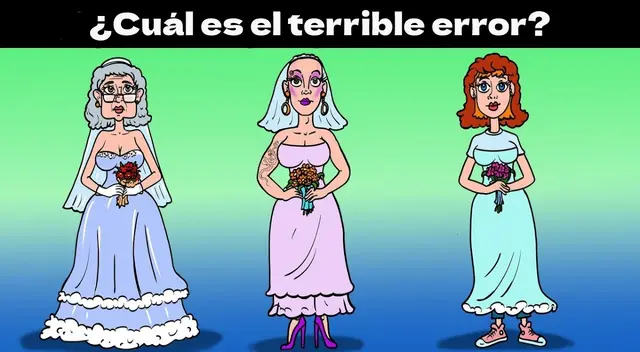 Detecte cuál es el terrible error en el reto visual