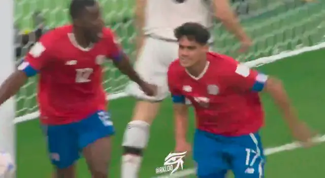 Yeltsin Tejeda puso el empate entre Costa Rica y Alemania