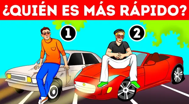 Ubica en solo segundos al auto que es más rápido y supera este acertijo visual