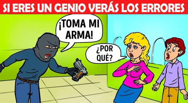 Si tienes buenas habilidades visuales podrás identificar todos los errores. Si tienes buenas habilidades visuales podrás identificar todos los errores.