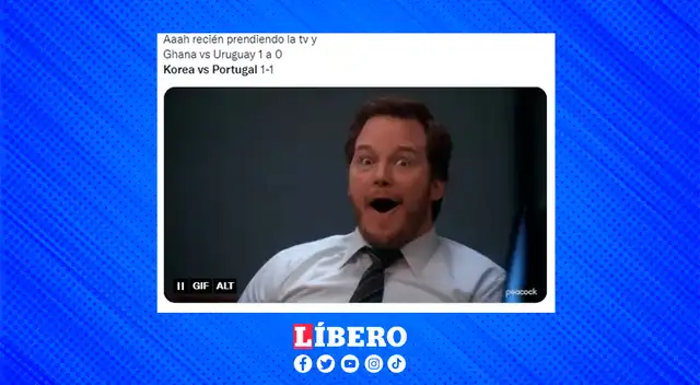 El partido entre Portugal y Coreal del Sur generó todo tipo de memes.