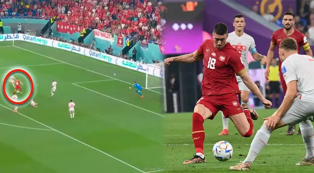 Vlahović anotó el 2-1 de Serbia ante Suiza por el Mundial Qatar 2022.