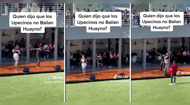 TiKTok: Jóvenes estudiantes de la UPC bailan huayno e impactan con gran número de baile