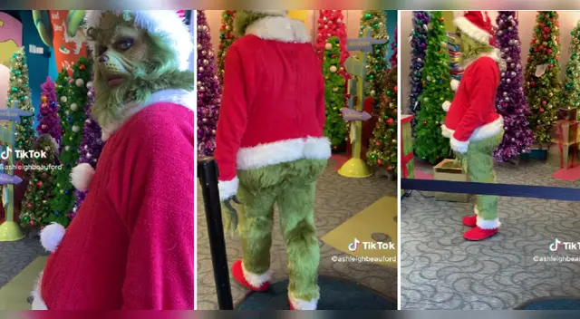 El Grinch reaparece por época navideña y causa sensación en TikTok
