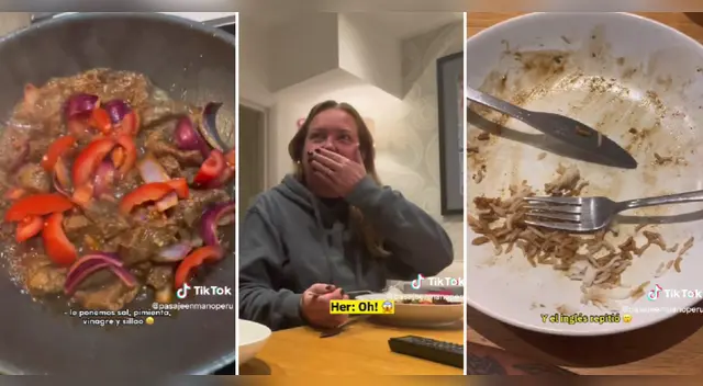 TikTok: Extranjeros quedan cautivados por la sazón peruana y el sabor del lomo saltado