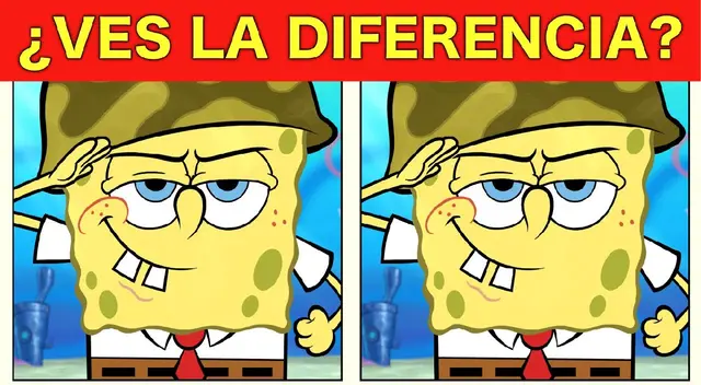 Demuestra ser el mayor fan de Bob Esponja encontrando el error que un 99% de usuarios no pudieron detectar.