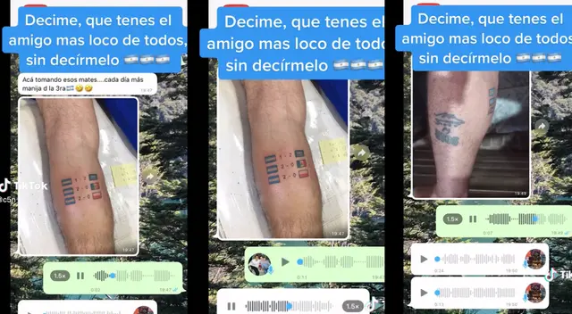 "Esto es para valientes", aseguró el aficionado cuando fue consultado sobre su apresurada decisión.