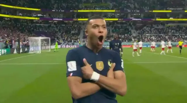 Mbappé igualó marca de Messi tras gol ante Francia