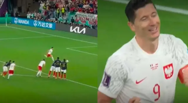 Robert Lewandowski marcó un importante tanto en el Polonia vs. Francia.