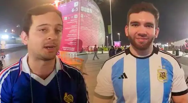 Hincha francés afirma que los argentinos están asustados, pero ellos les responden - VIDEO