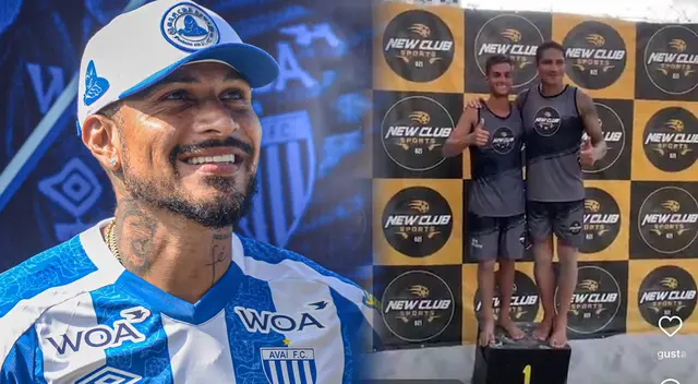 Paolo Guerrero celebró de un campeonato en Brasil este 2022