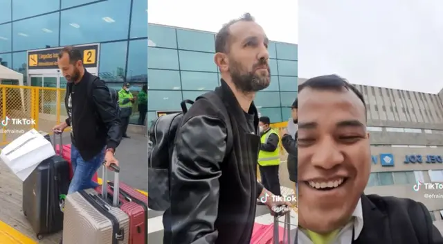 Hernán Barcos pasó un incómodo momento con un hincha.