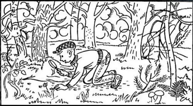 Solo un genio podrá encontrar a la mascota oculta.