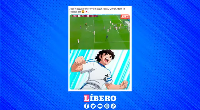 El gol de Japón fue celebrado por Oliver Atom, según los fans de Los Supercampeones. El gol de Japón fue celebrado por Oliver Atom, según los fans de Los Supercampeones.