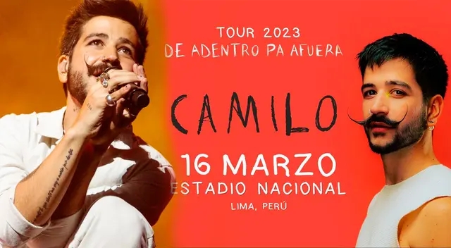 Conoce cuál es el precio de las entradas del concierto de Camilo en Perú.