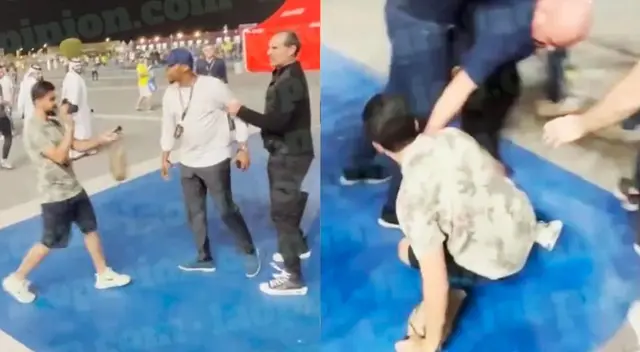 Samuel Eto'o viene recibiendo críticas por agredir a un joven en Qatar 2022.