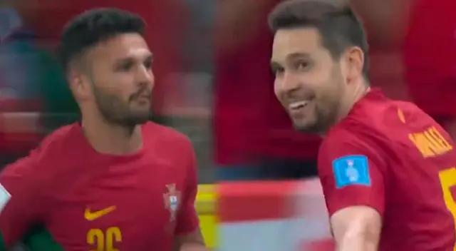Portugal marcó dos goles en menos de 5 minutos