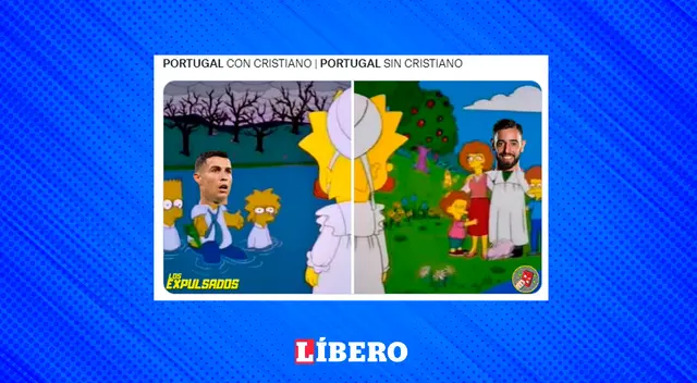 Así veían los hinchas el partido con Cristiano Ronaldo y Gonzalo Ramos.