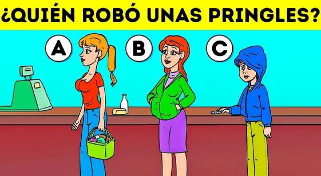 ¿Podrás hallar al verdadero ladrón de Pringles en solo 6 segundos?