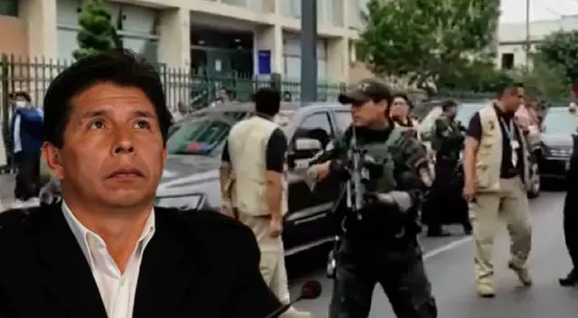 Así fue la intervención del auto de Pedro Castillo