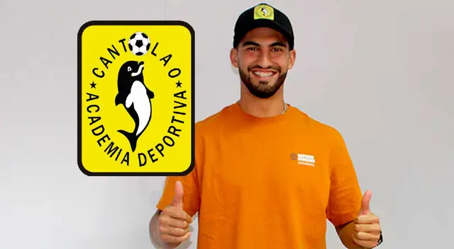 Renato Espinosa es nuevo refuerzo de Academia Cantolao. Foto: Academia Cantolao / Composición Líbero