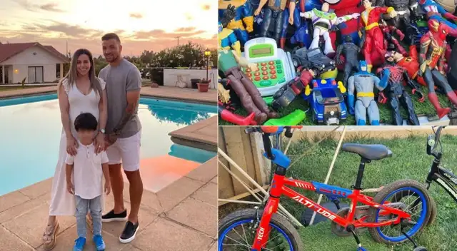Hijo de Gabriel Costa conmueve al donar todos sus juguetes