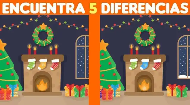 Detecta las 5 diferencias en este desafío de solo 7 segundos