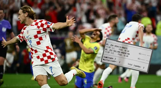 Hincha apostó a favor de Croacia en el segundo tiempo, pero perdió