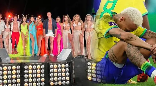 Integrante de Esto es guerra asiste a partido de cuartos de final y pierde Brasil