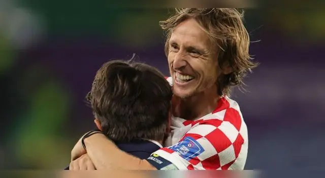 Luka Modrid disputó todo el partido en el triunfo de Croacia sobre Brasil
