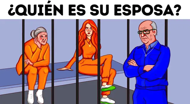 Pon a prueba tu visión y encuentra a la esposa del hombre en este acertijo visual Pon a prueba tu visión y encuentra a la esposa del hombre en este acertijo visual