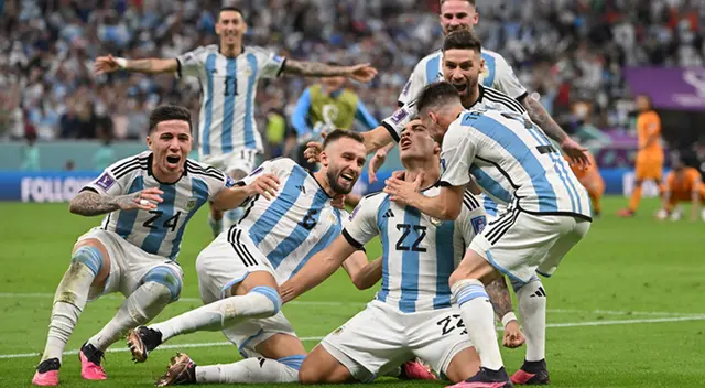 Lautaro Martínez marcó el último penal de Argentina en la definición Lautaro Martínez marcó el último penal de Argentina en la definición