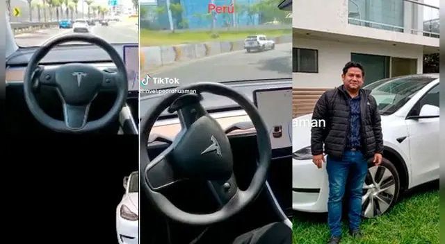Prueba un Tesla en piloto automático en la Javier Prado y el resultado lo dejó en 'shock'