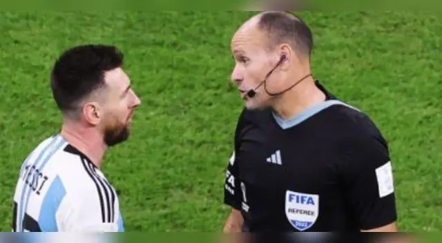 Mateu Lahoz lamentó las críticas que recibió de Lionel Messi