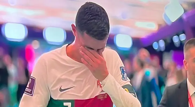 Cristiano Ronaldo se retira entre lágrimas tras ser eliminado Cristiano Ronaldo se retira entre lágrimas tras ser eliminado