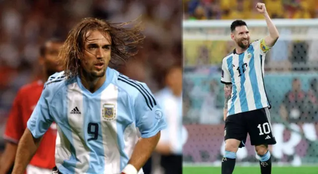 El histórico '9' felicitó a Messi.
