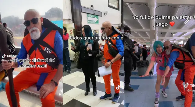 Padre de la joven terminó bailando de la felicidad por el éxito que desató su disfraz. Padre de la joven terminó bailando de la felicidad por el éxito que desató su disfraz.