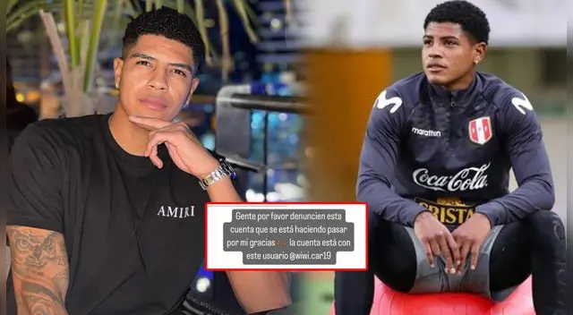 El futbolista denunció la suplantación de su identidad en la plataforma de Instagram. El futbolista denunció la suplantación de su identidad en la plataforma de Instagram.