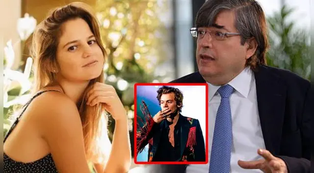 Silvia Núñez le dio un beso a Harry Styles y Bayly se puso celoso.