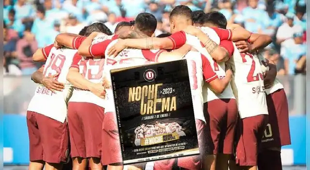 Universitario de Deportes sorprende a su hinchada anunciando la Noche Crema 2023.
